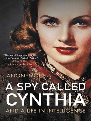 cover image of A Spy Called Cynthia